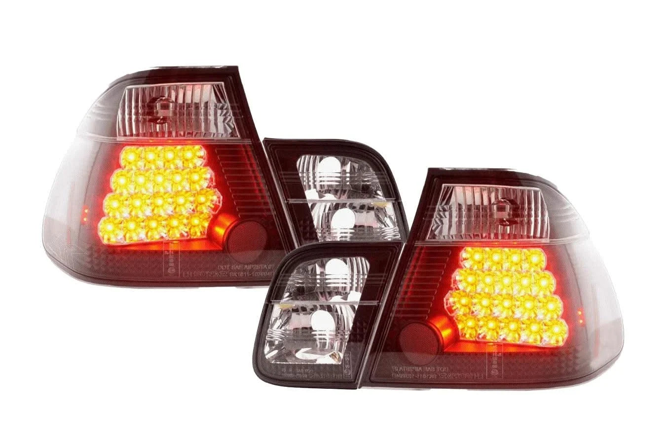 BMW 3 Series E46 Sedan Black Altezza Style LED Taillights - Pre-Facelift (1998-2001)