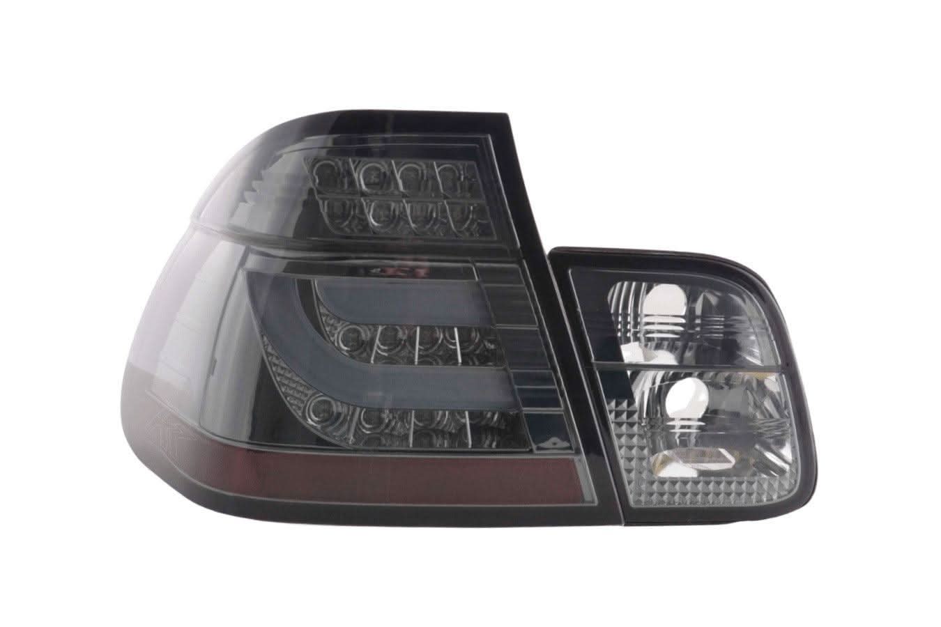BMW 3-series E46 Sedan Chrome/Smoked LED LightBar Taillights Set- Facelift (2002-2005)