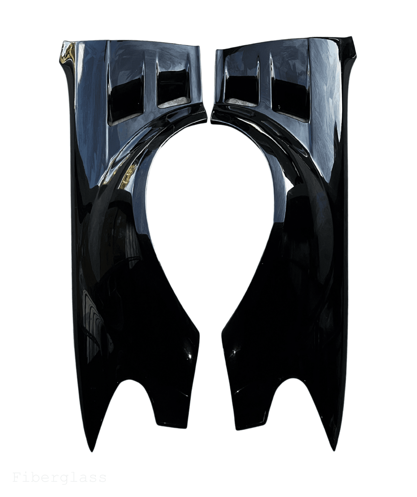 BMW 3-Series E46 Sedan Full Over Fender Kit with Vented Front Fenders - ABS OR Fiberglass