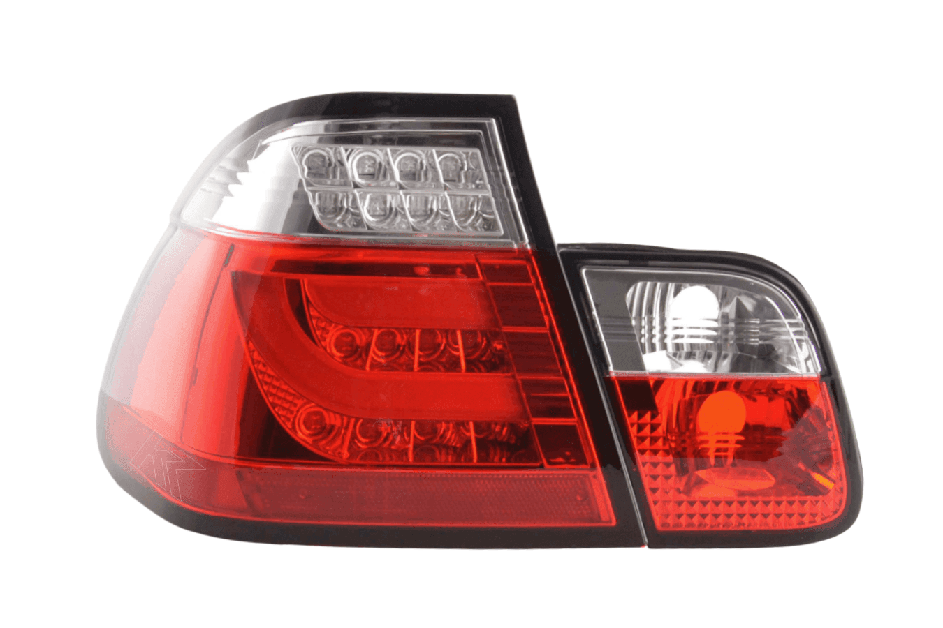 BMW 3 Series E46 Sedan Red LED LightBar Taillights Set- Facelift (2003 - 2006)