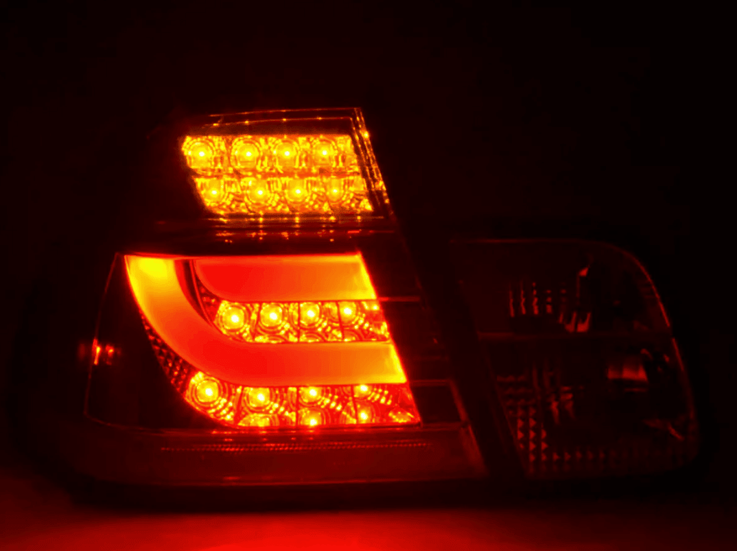 BMW 3 Series E46 Sedan Red LED LightBar Taillights Set- Facelift (2003 - 2006)