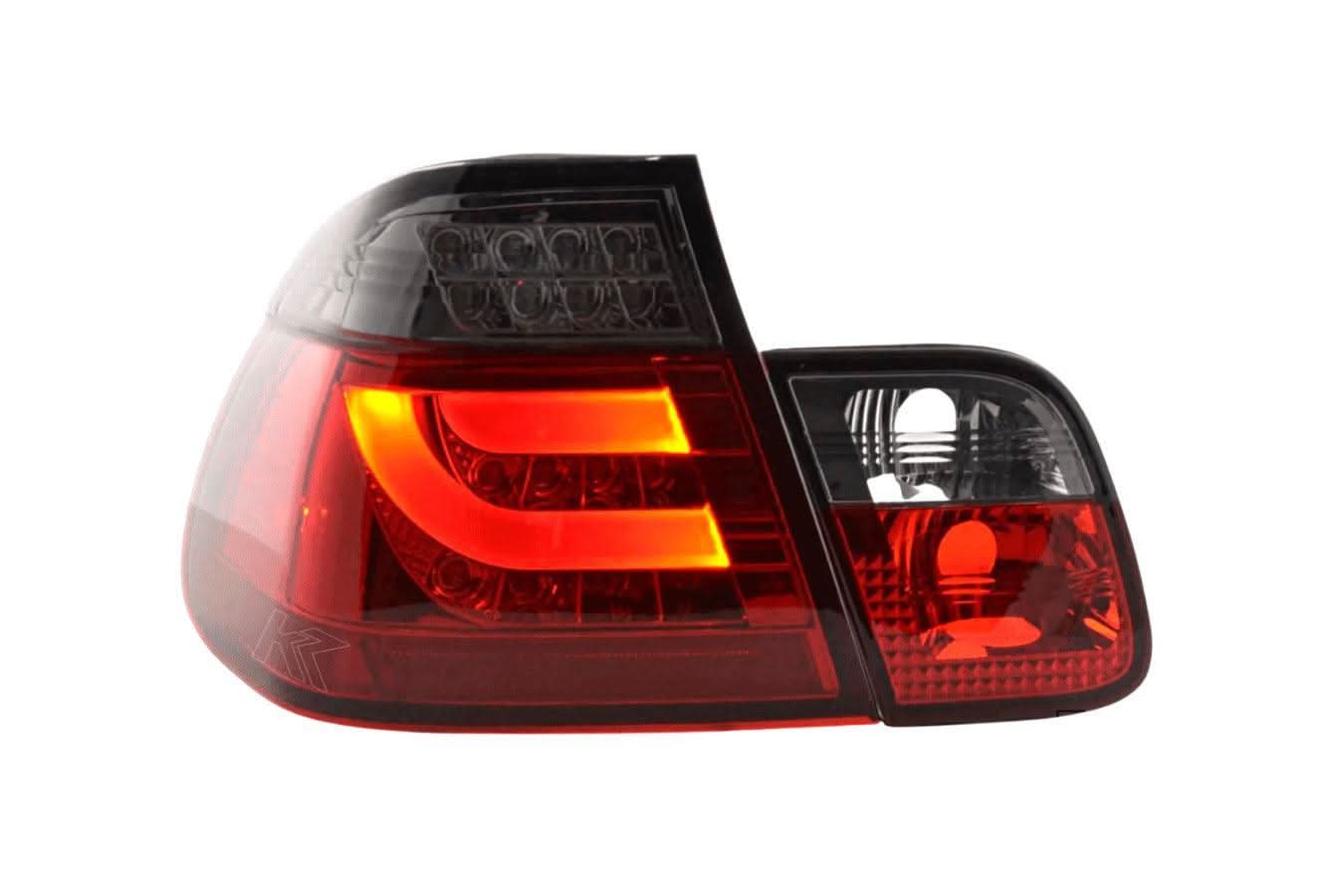 BMW 3-series E46 Sedan Red Smoke LED LightBar Taillights Set (2002-2005)