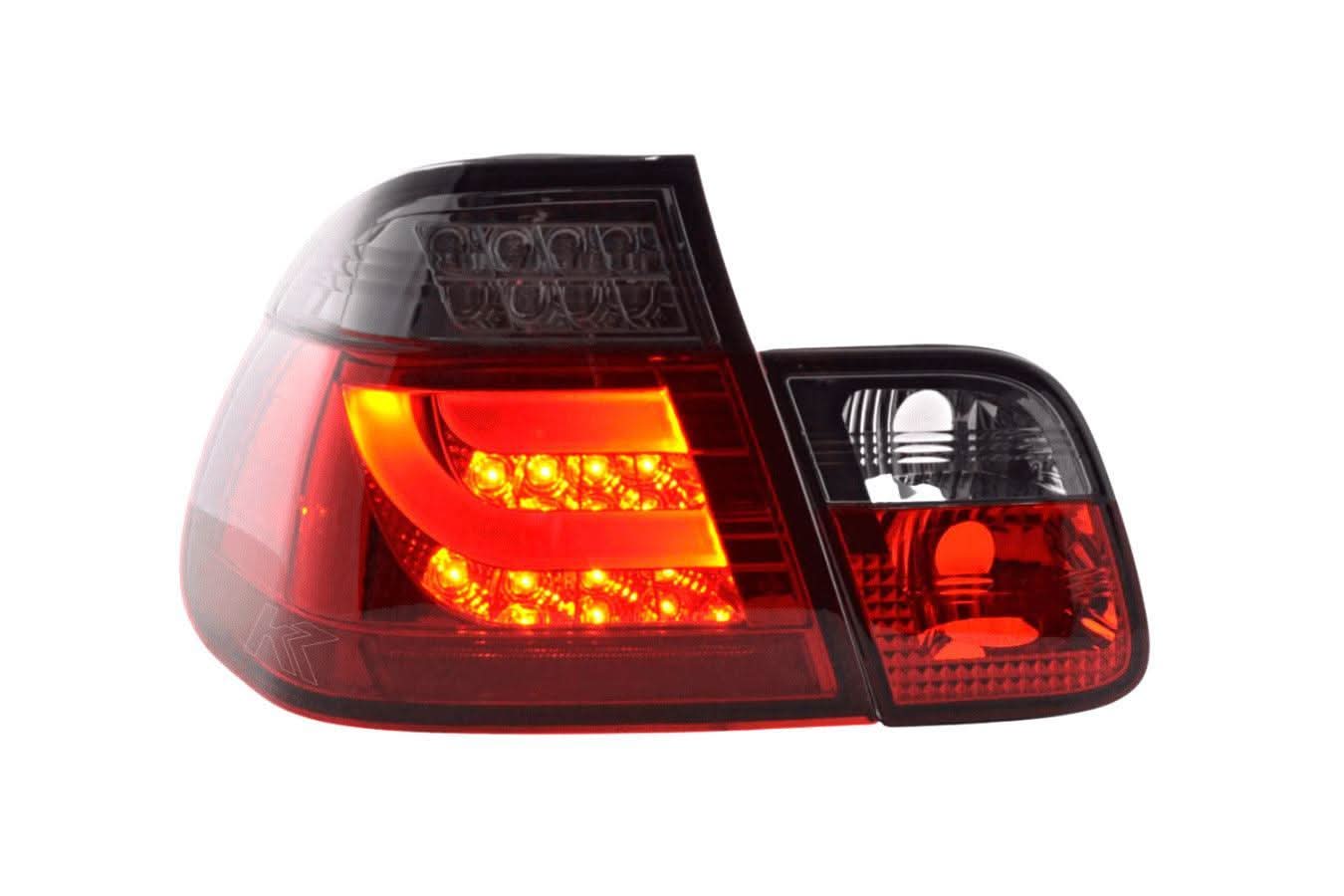 BMW 3-series E46 Sedan Red Smoke LED LightBar Taillights Set (2002-2005)