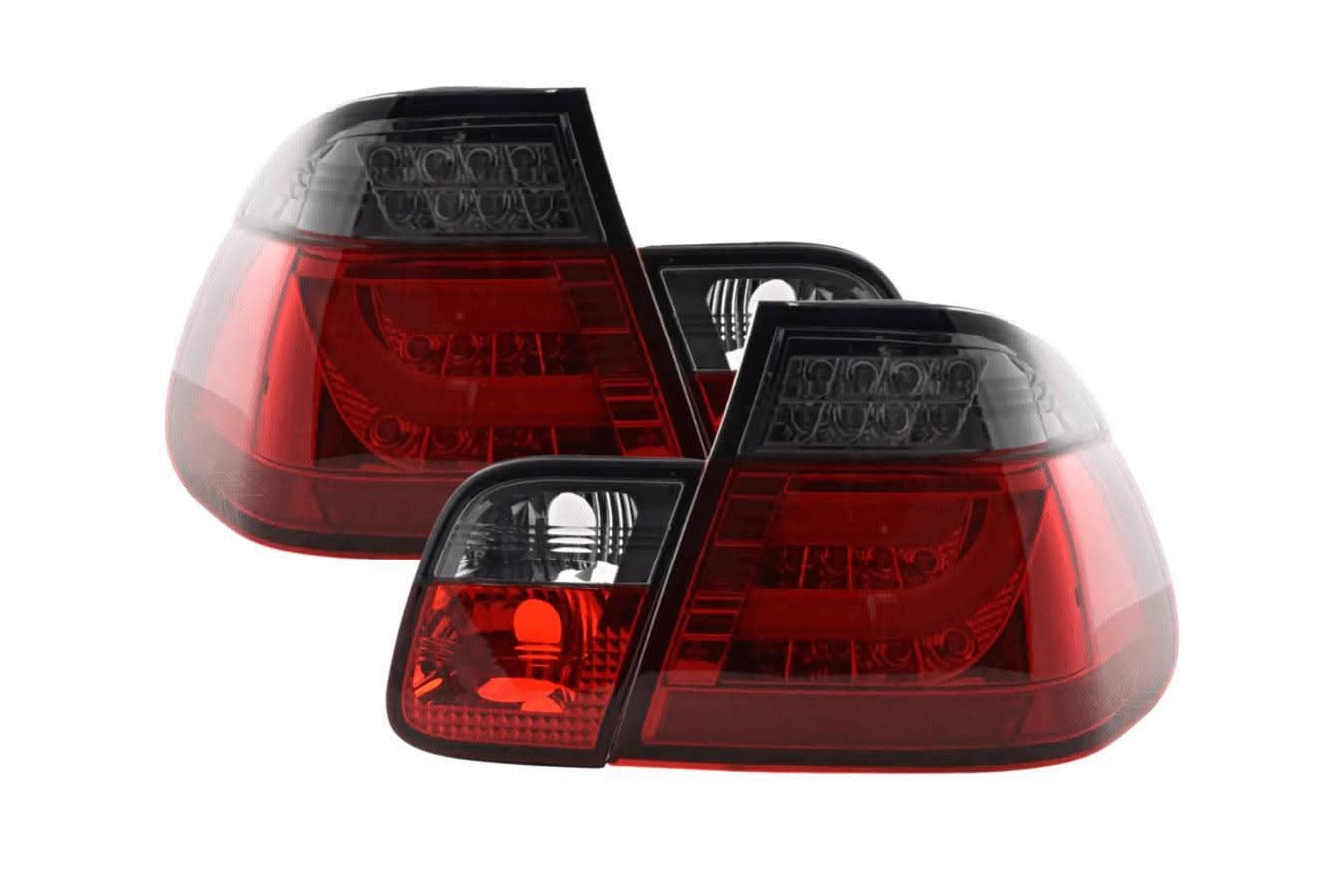 BMW 3-series E46 Sedan Red Smoke LED LightBar Taillights Set (2002-2005)