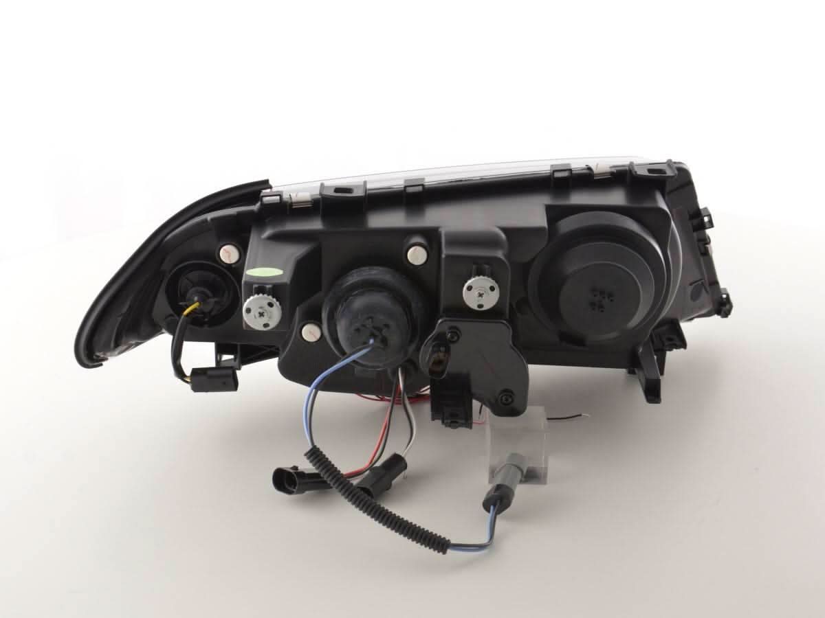 BMW 3-series E46 Sedan/Touring Black Angel Eyes Headlight Set (1998-2001)