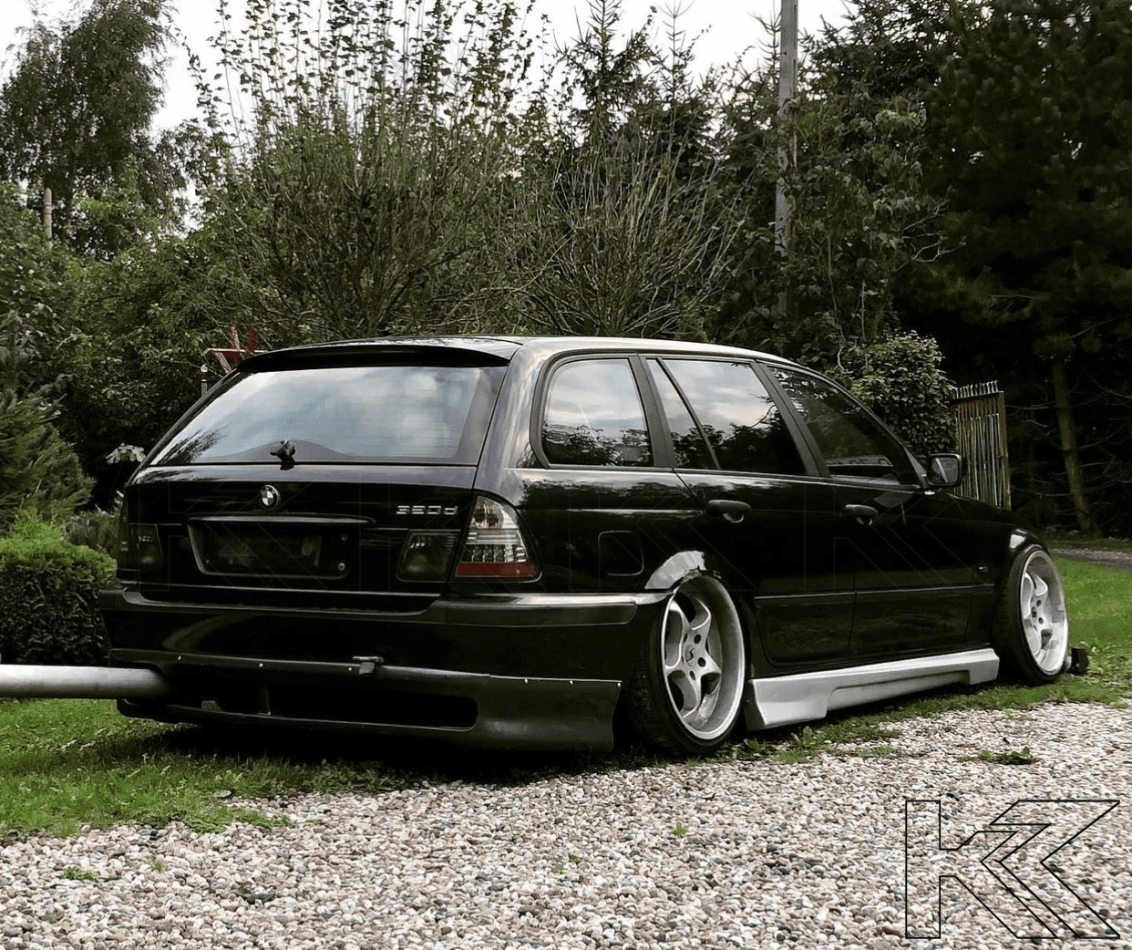 BMW 3-series E46 Wagon/Touring Smoked LED Taillights Set (1999-2005)