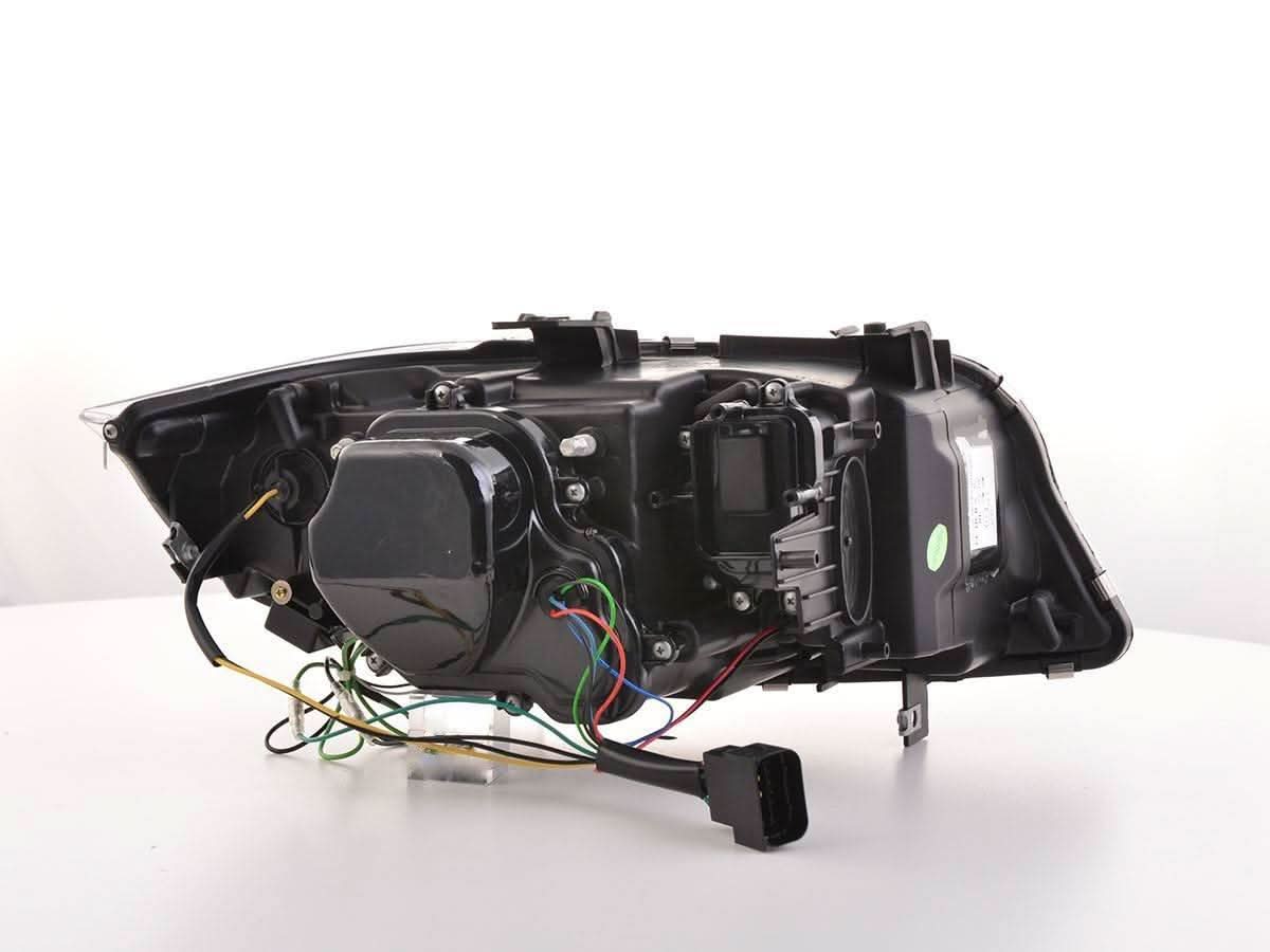 BMW 3 Series E90 /E91 Black LED U BAR Headlights (2005 - 2012)