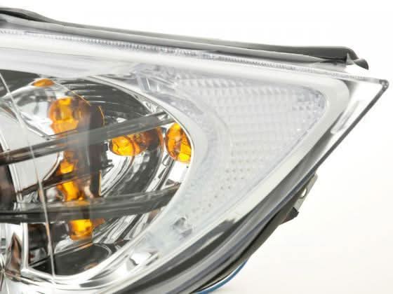 BMW 3-series E90 E91 Chrome Angel Eyes LED Headlight Set (2005-2012)