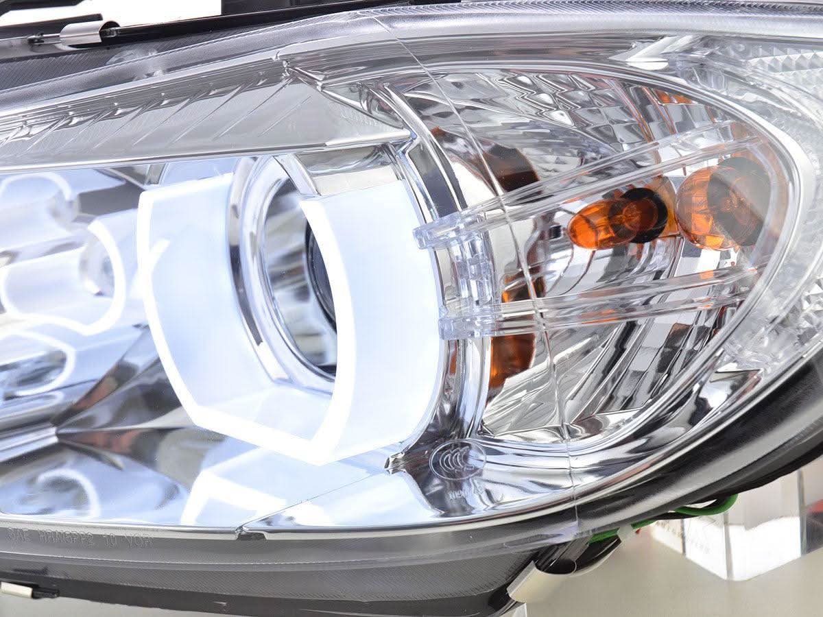 BMW 3 Series E90 /E91 Chrome LED U BAR Headlights (2005 - 2012)