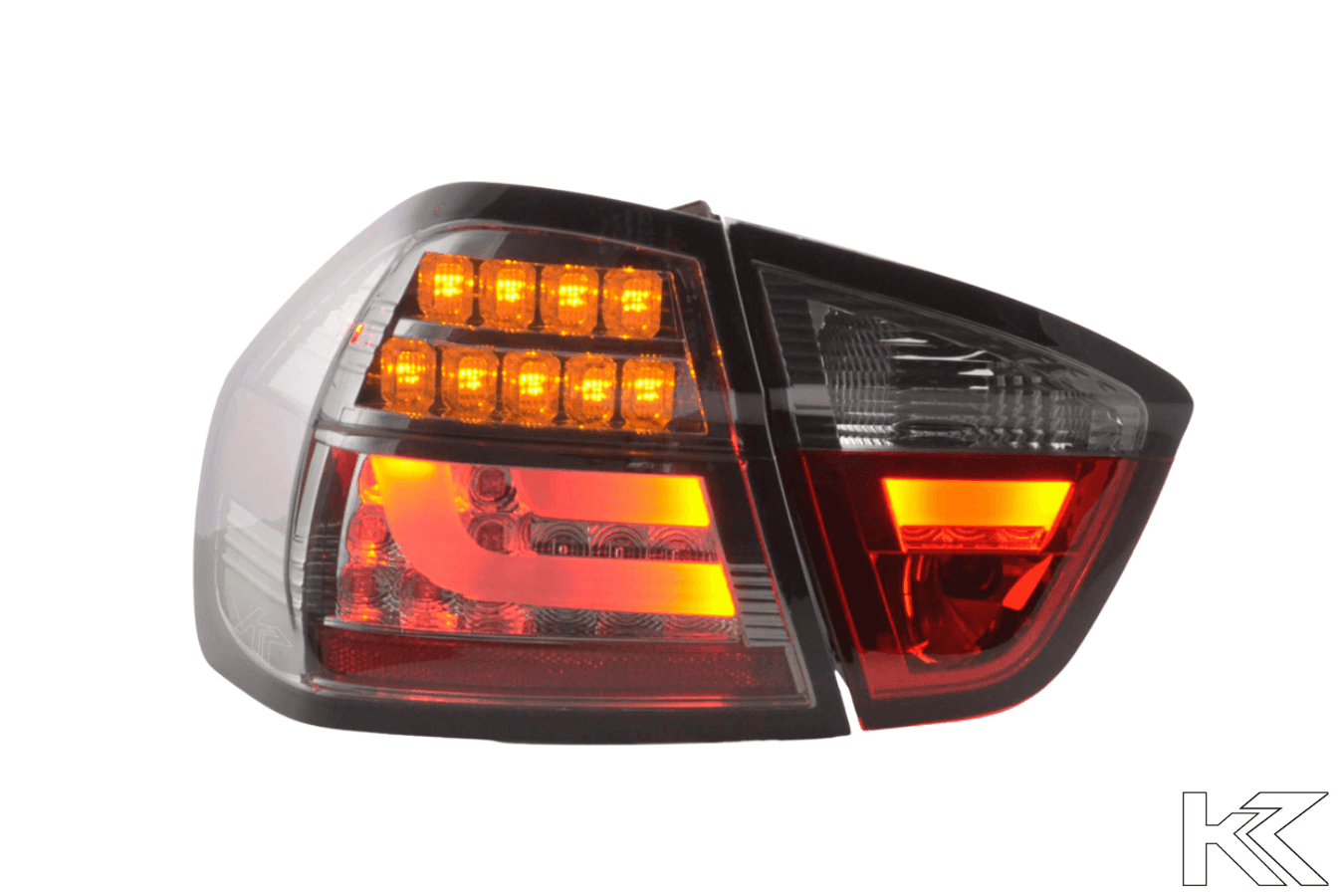 BMW 3-Series E90 Sedan Chrome/Smoked LED Bar Taillights(2005-2008)