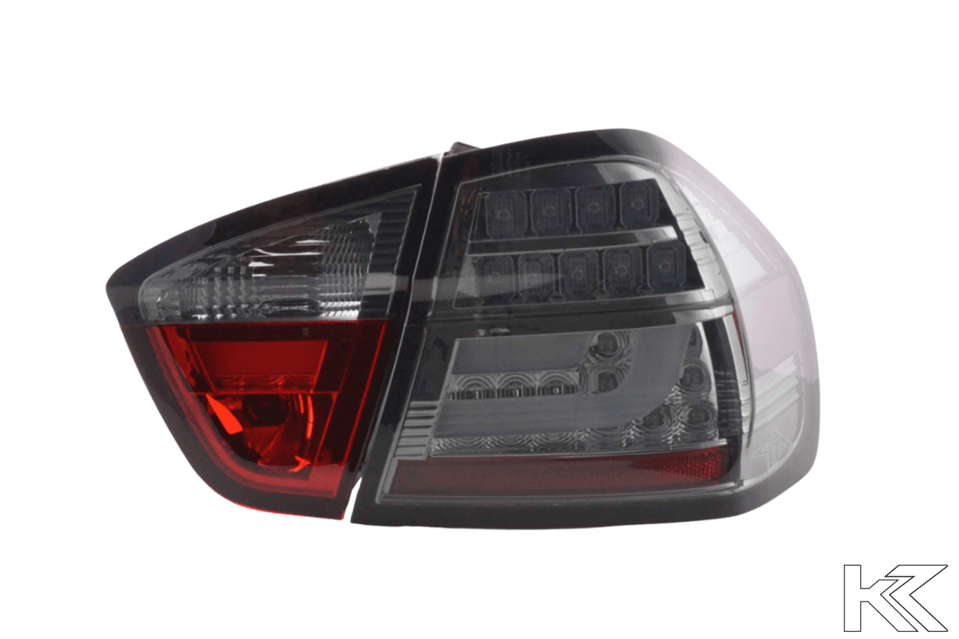 BMW 3-Series E90 Sedan Chrome/Smoked LED Bar Taillights(2005-2008)