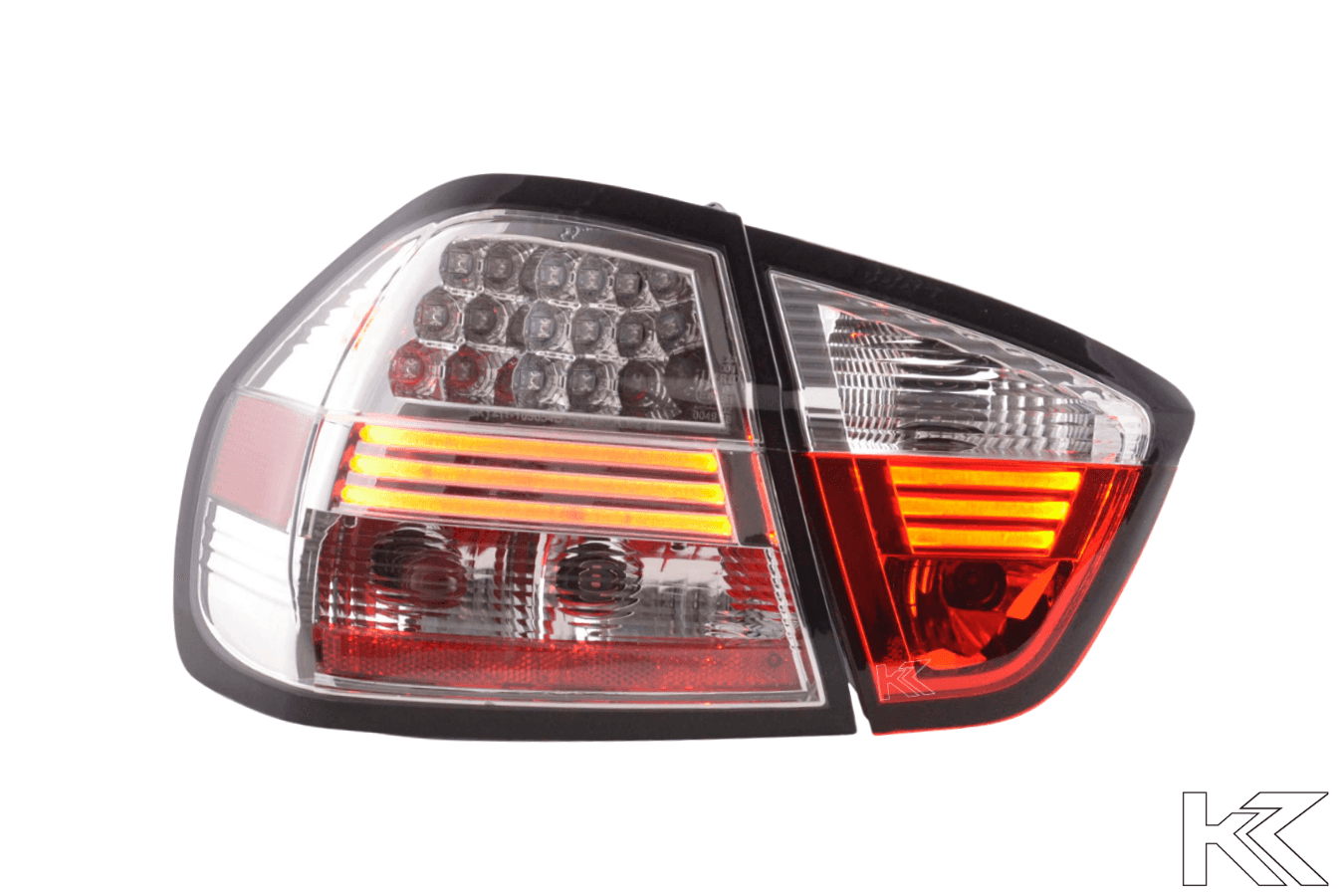 BMW 3-Series E90 Sedan OE Style Chrome LED Taillights(2005-2008)