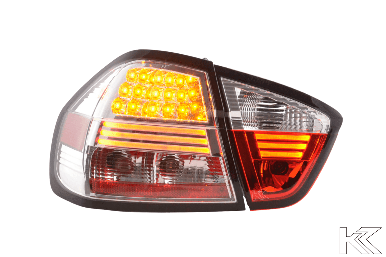 BMW 3-Series E90 Sedan OE Style Chrome LED Taillights(2005-2008)