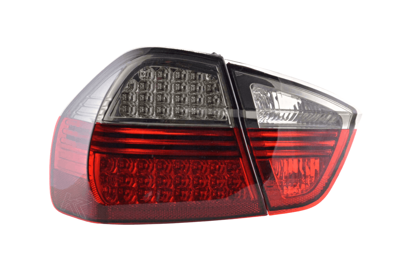 BMW 3-series E90 Sedan Red/Smoke Euro LED Taillights Set (2005-2008)