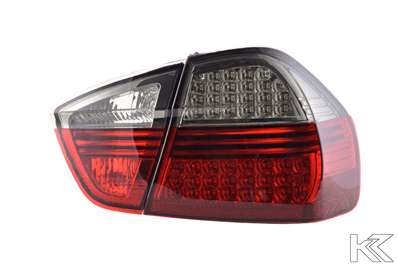 BMW 3-series E90 Sedan Red/Smoke Euro LED Taillights Set (2005-2008)