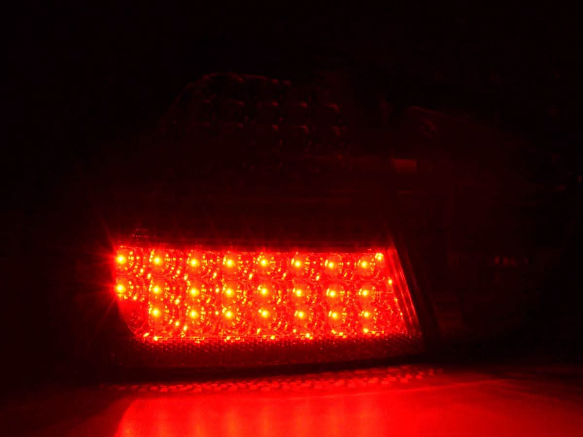 BMW 3-series E90 Sedan Red/Smoke Euro LED Taillights Set (2005-2008)