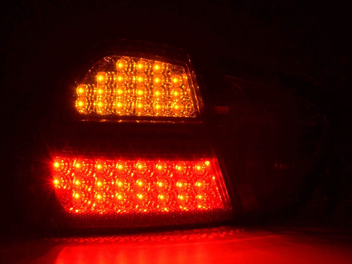 BMW 3-series E90 Sedan Red/Smoke Euro LED Taillights Set (2005-2008)