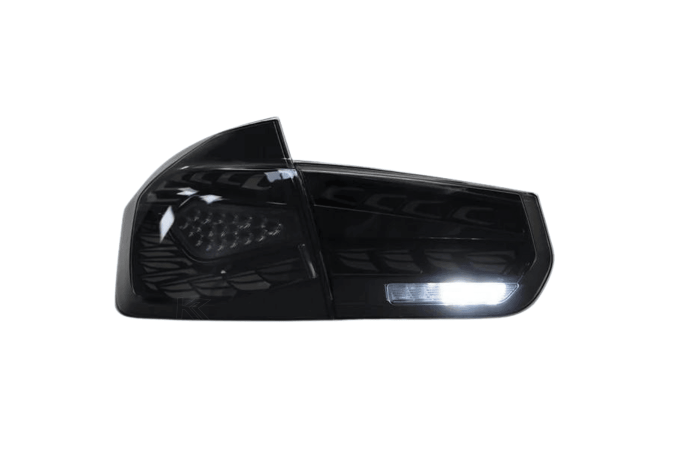 BMW 3 Series F30 F35 F80 Black Dragon Scale LED Tail Lights (2012-2019)