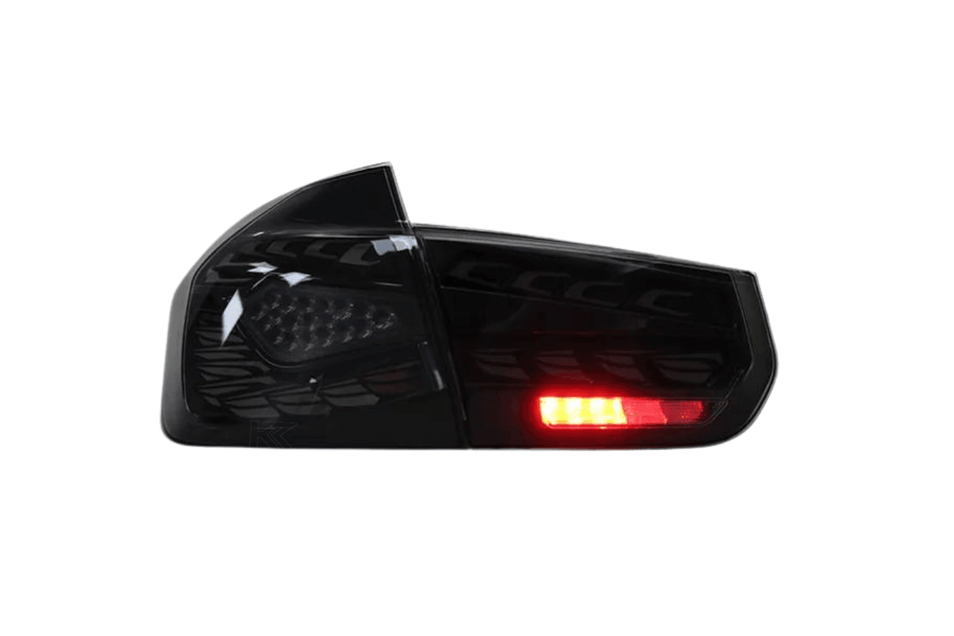 BMW 3 Series F30 F35 F80 Black Dragon Scale LED Tail Lights (2012-2019)