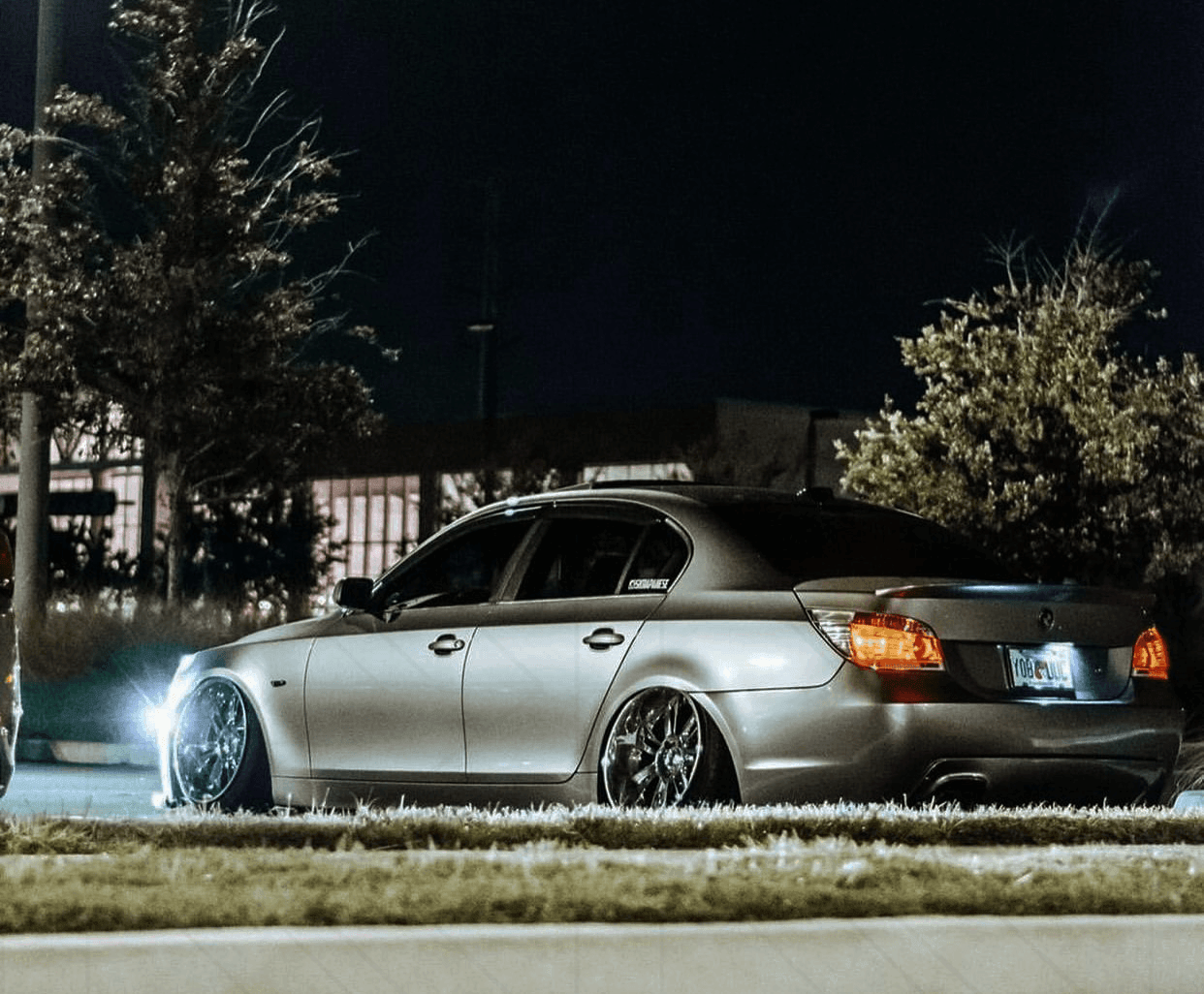 BMW 5-series E60 Sedan Chrome Clear LED Taillights Set (2007-2009)