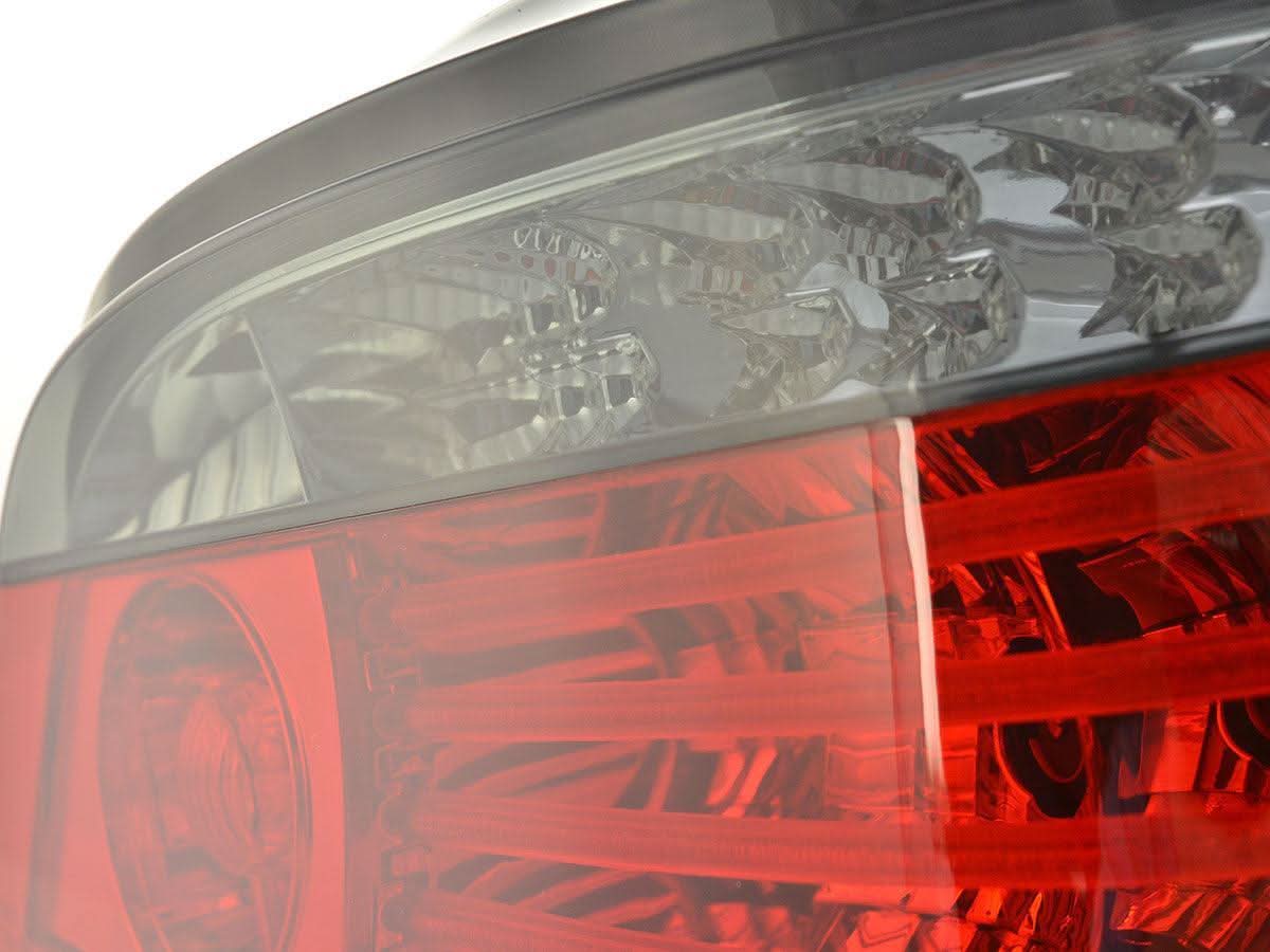 BMW 5-series E60 Sedan Red Smoked LED Taillights Set (2008-2009)