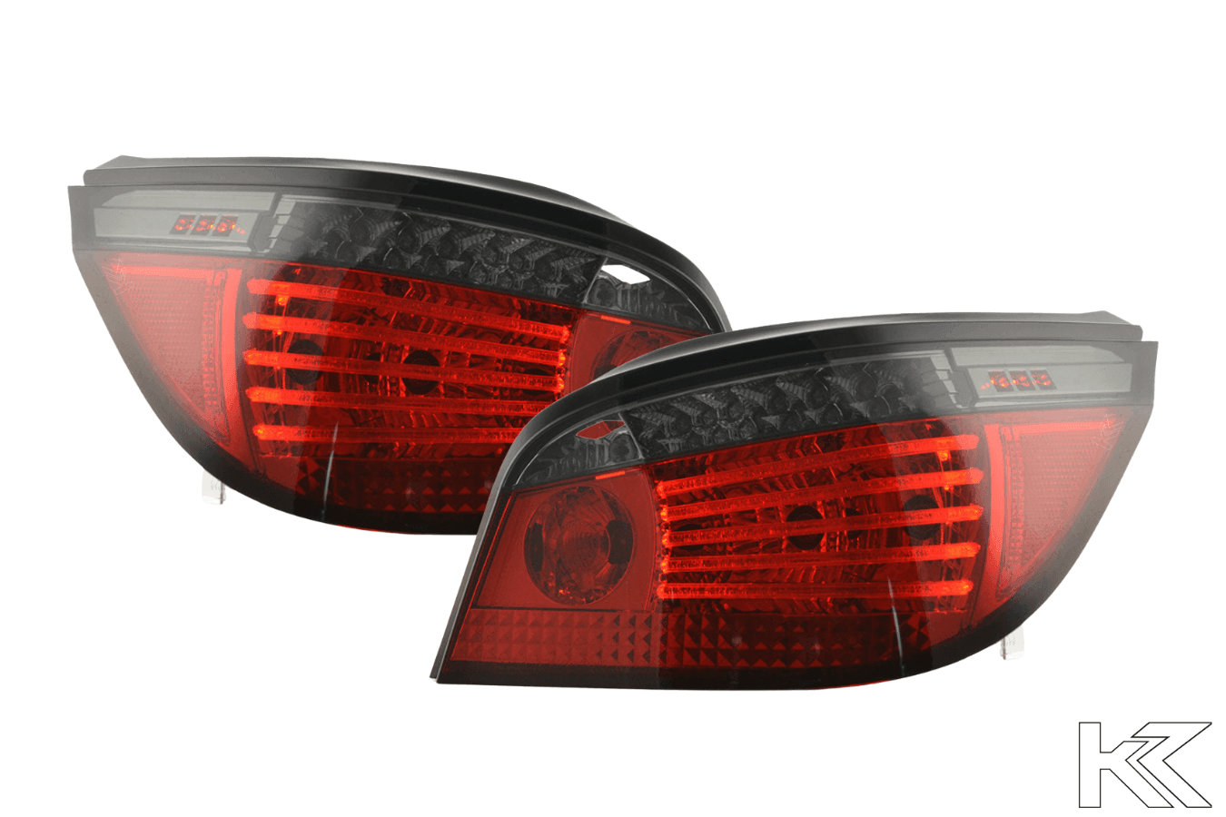 BMW 5-Series E60 Sedan Red/Smoke LED Taillights (2007-2009)