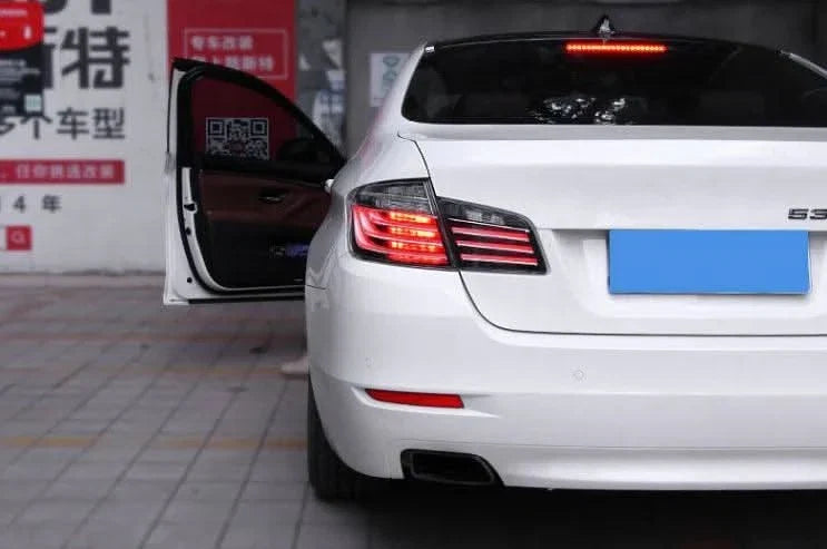 BMW 5-Series F10 Clear Style LED Tail Lights (2010-2017)