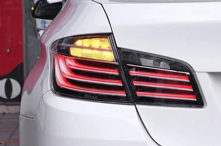 BMW 5-Series F10 Clear Style LED Tail Lights (2010-2017)