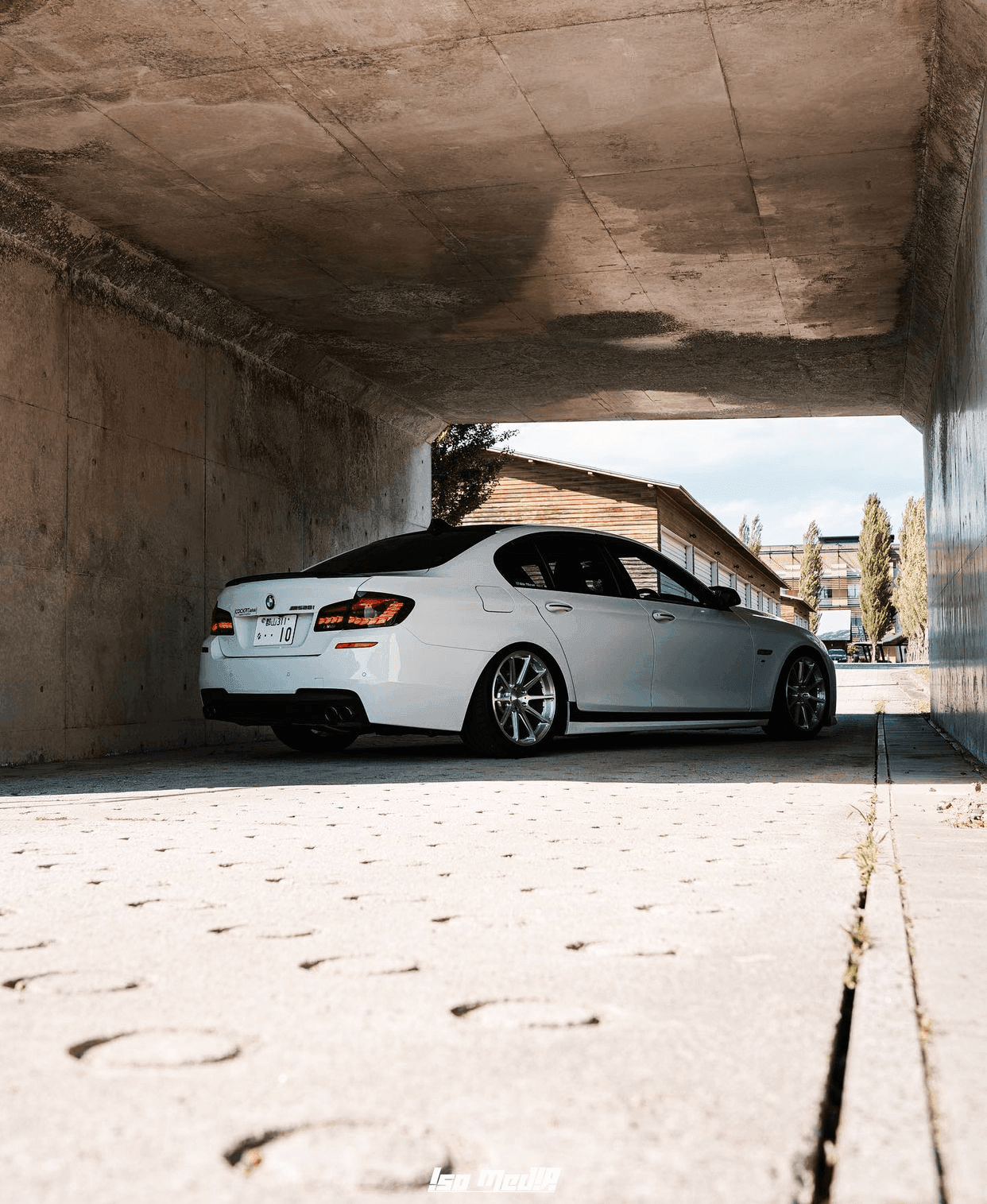 BMW 5-Series F10 F18 M5 6th Gen GTS Style -Red or Smoked- OLED Dynamic LED Tail Lights (2011-2017)