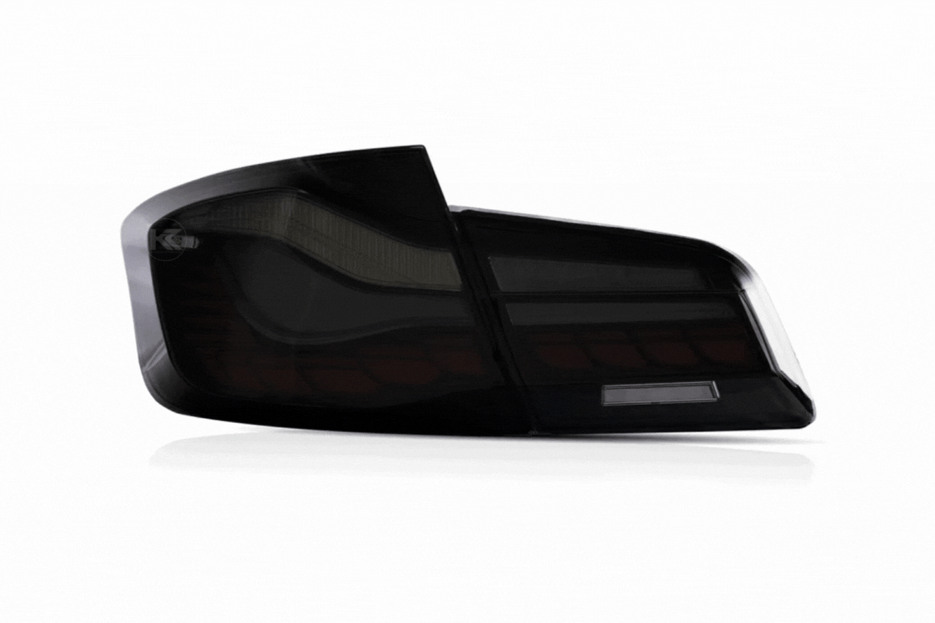 BMW 5-Series F10 F18 M5 6th Gen GTS Style -Red or Smoked- OLED Dynamic LED Tail Lights (2011-2017)