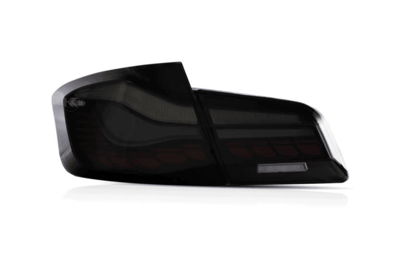 BMW 5-Series F10 F18 M5 6th Gen GTS Style -Red or Smoked- OLED Dynamic LED Tail Lights (2011-2017)