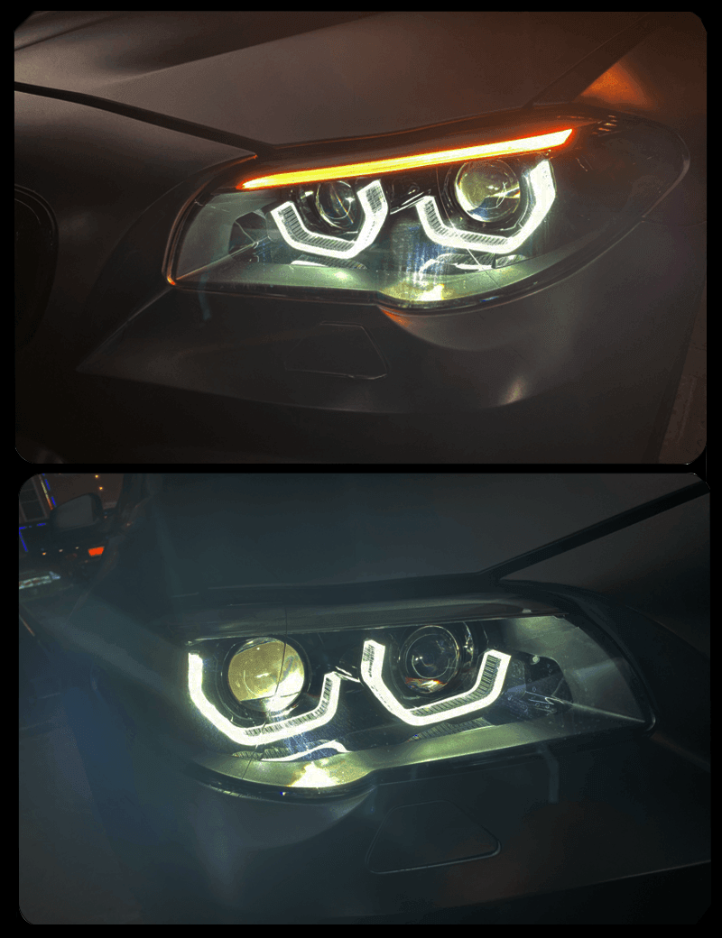 BMW 5-Series F10/F11/F18 3D Style Headlight 2010-2016