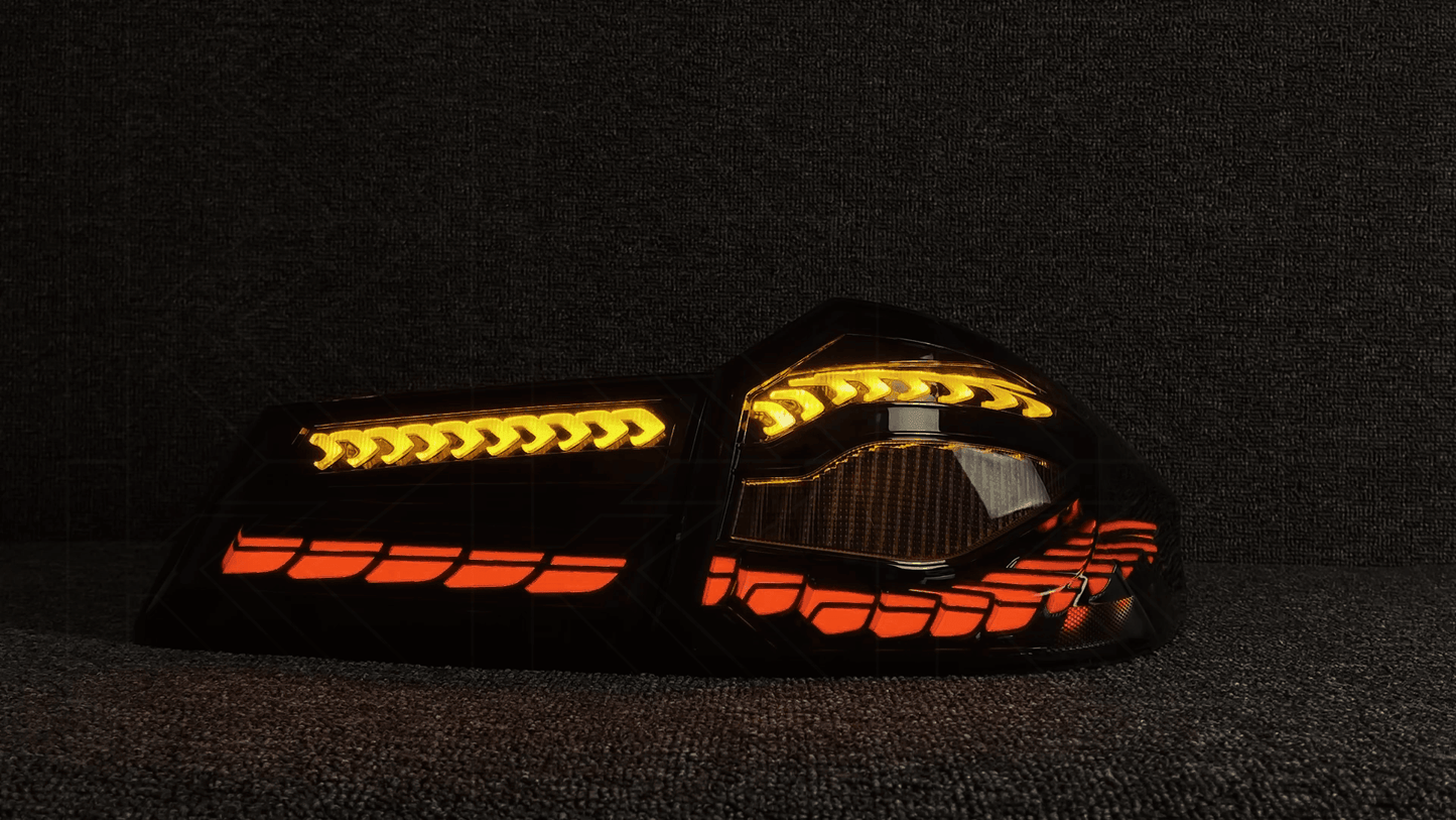 BMW 5-Series G30 G38 M5 Dragon Scale OLED Style Tail Lights (2016-2020)