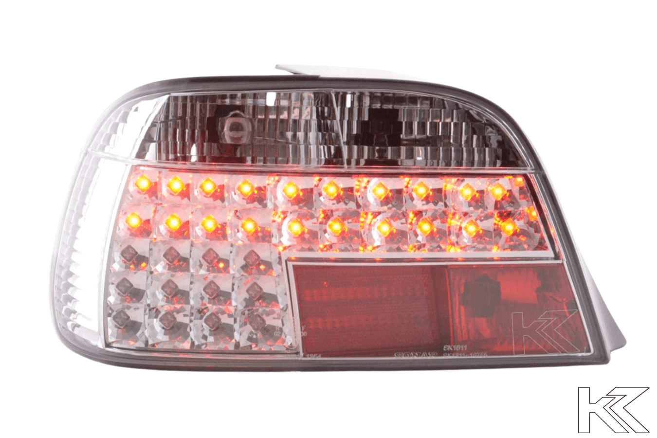 BMW 7-series E38 Chrome Clear LED Taillights Set (1995-2002)