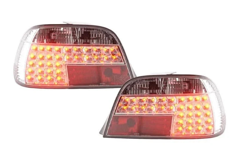 BMW 7-series E38 Chrome Clear LED Taillights Set (1995-2002)