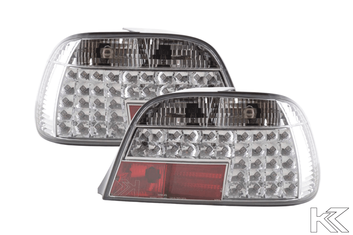 BMW 7-series E38 Chrome Clear LED Taillights Set (1995-2002)