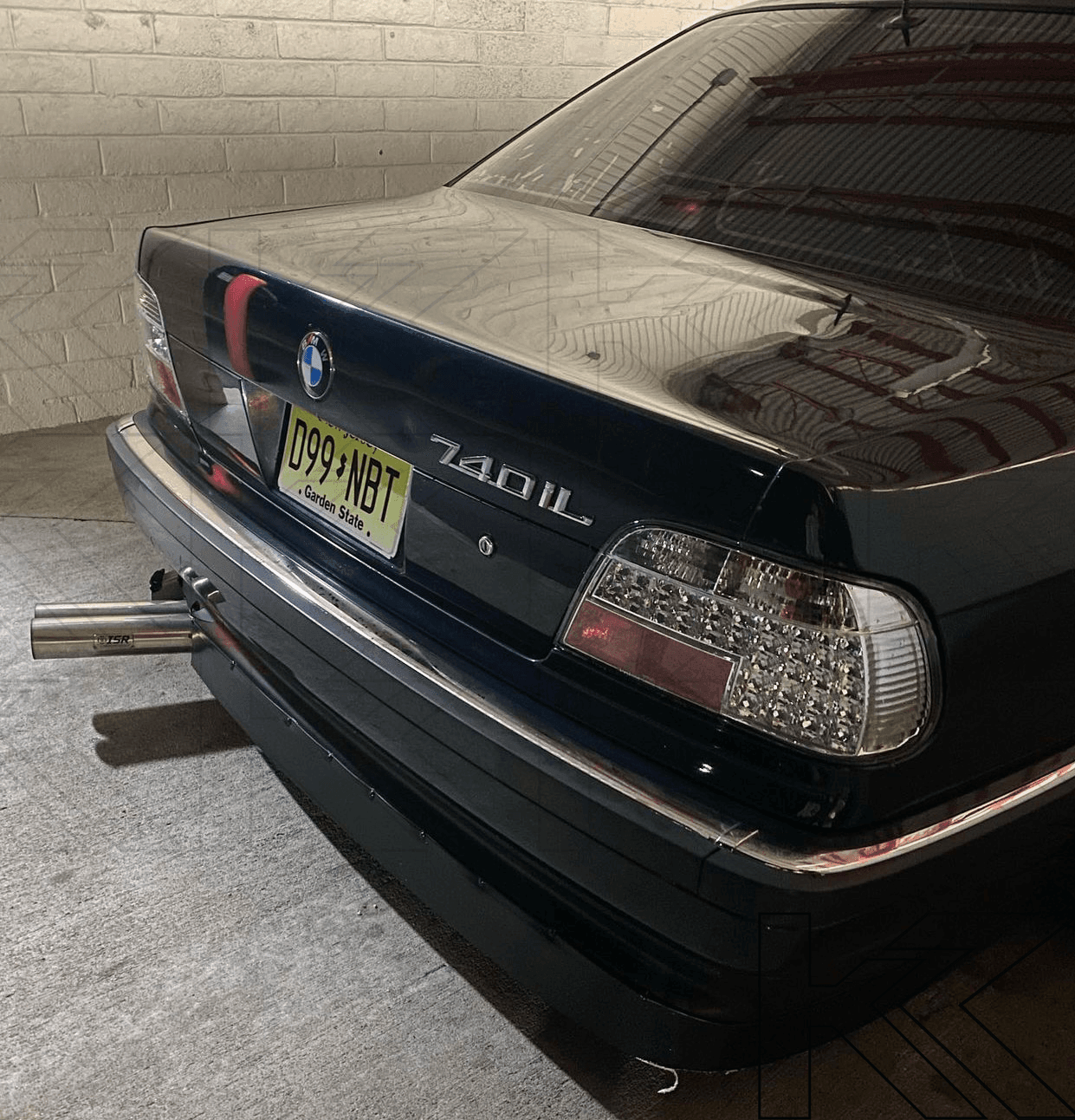 BMW 7-series E38 Chrome Clear LED Taillights Set (1995-2002)