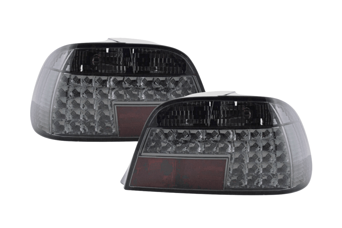 BMW 7-Series E38 Clear Smoked LED Tail Lights (1994-1998)