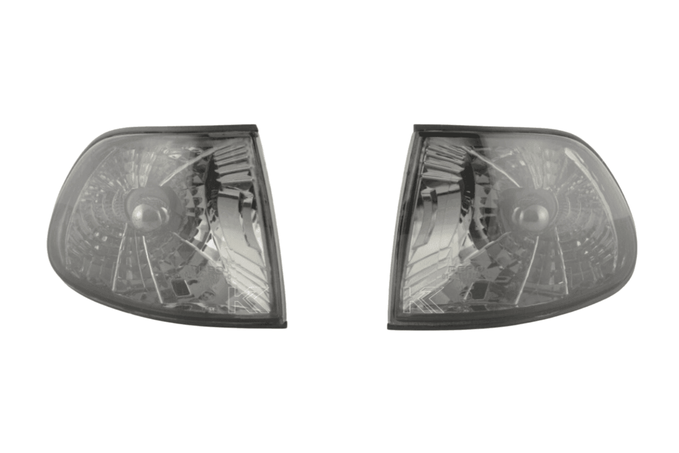 BMW 7-Series E38 Old School Smoked Corner Lights (1995-1999)