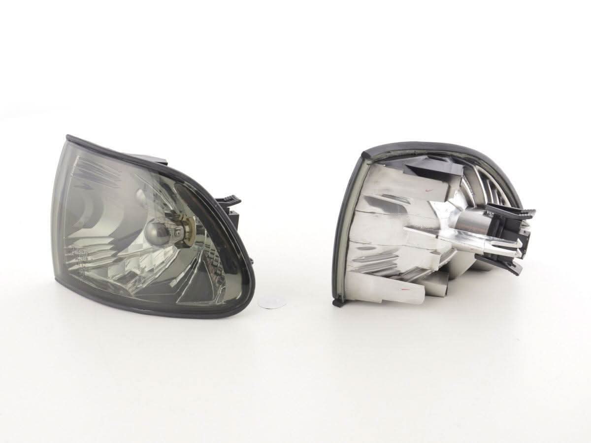 BMW 7-Series E38 Old School Smoked Corner Lights (1995-1999)
