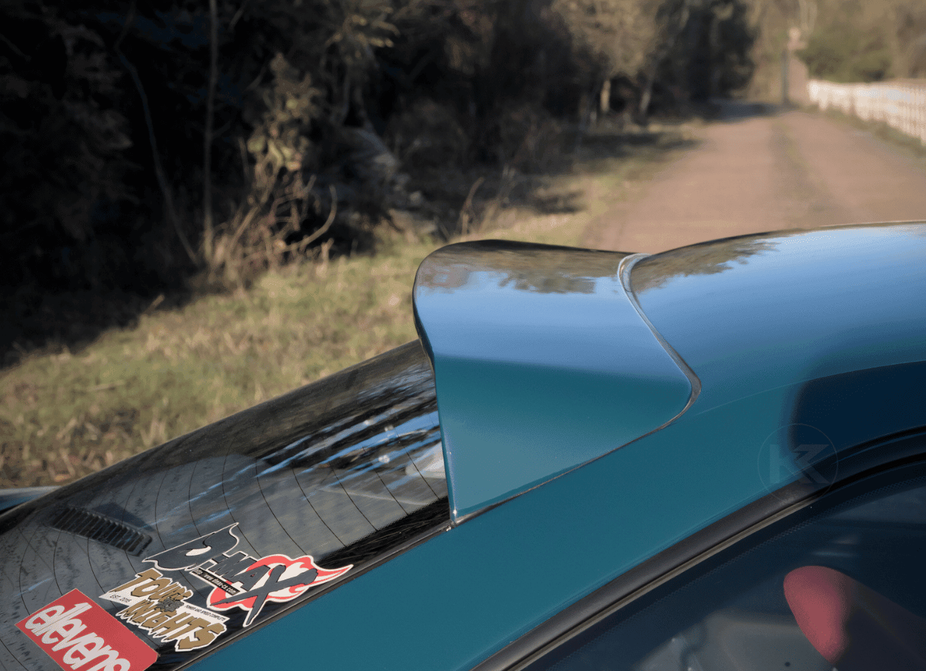 BMW E36 Coupe Series 3 Black HM Roof Spoiler V2 (1990 - 2000)