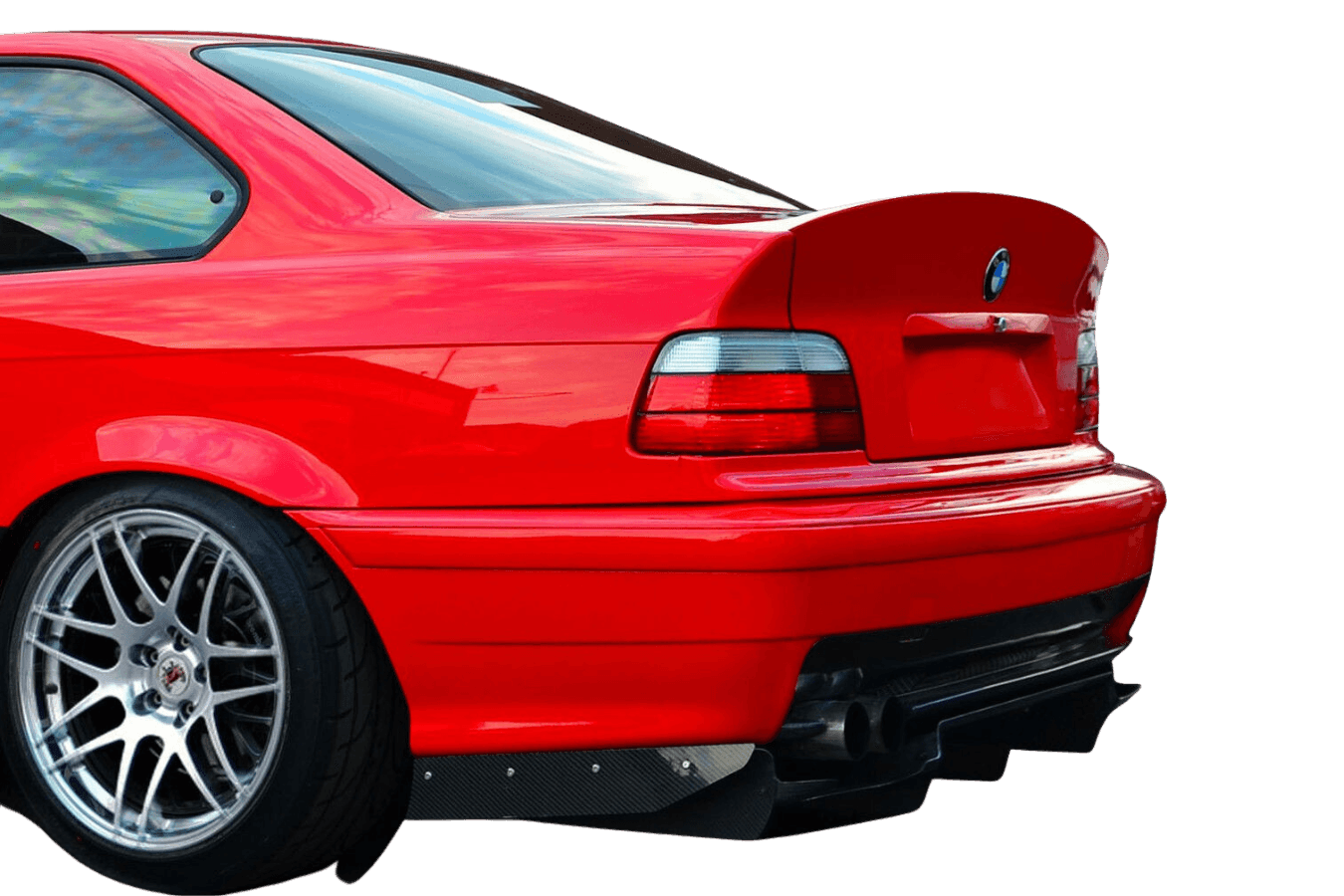 BMW e36 Coupe Series 3 M3 CSL Inspired Ducktail Trunk Spoiler (1990 - 1999)