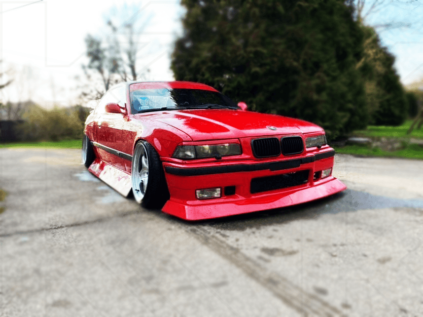 BMW E36 JDM Style Front Lip V2 (1992 - 1999)