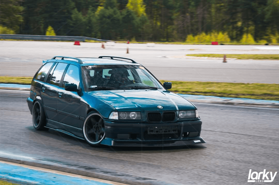 BMW E36 M3 Series 3 Black Side Skirt Extensions (1992 - 1999)