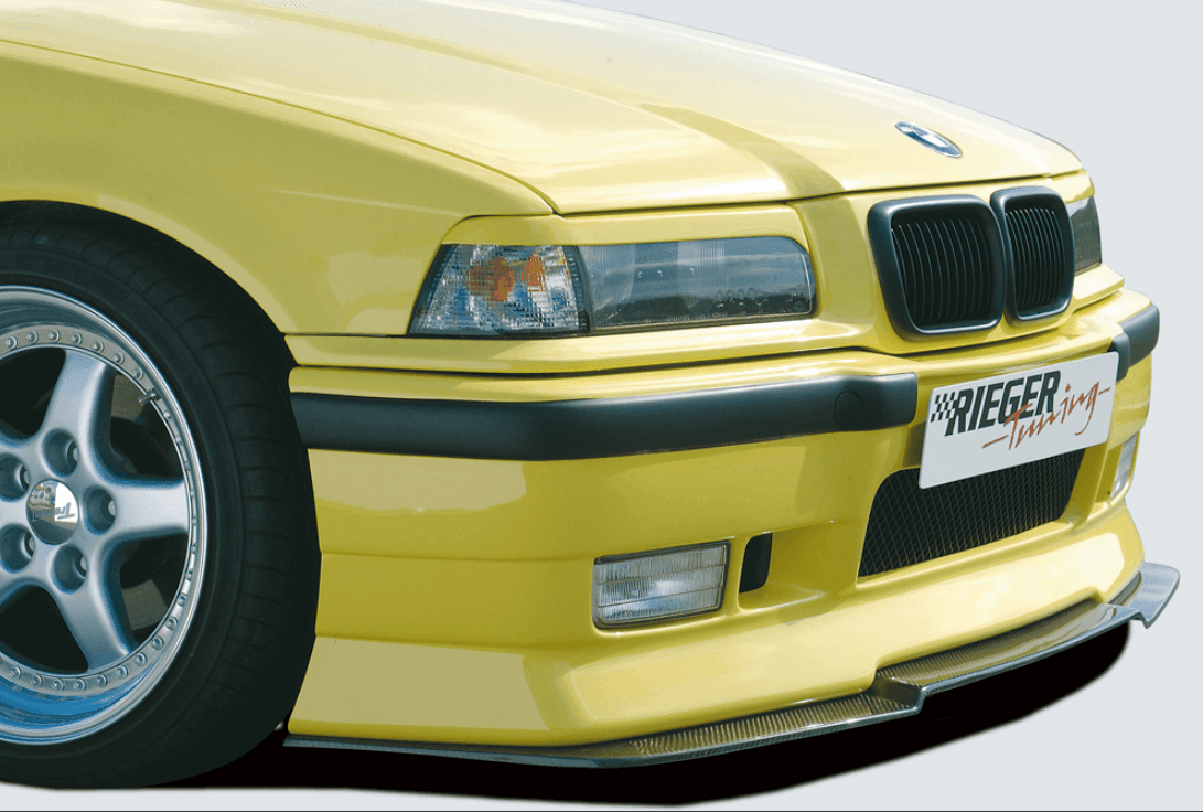 BMW E36 Rieger Headlight Eyebrows - Sedan, Compact, Wagon (1990-1999)