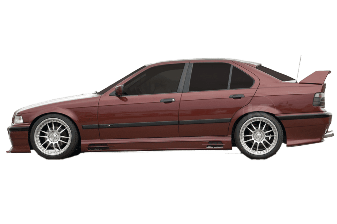 BMW E36 Rieger Side Skirts - Vented Type 1 (1990-1999)
