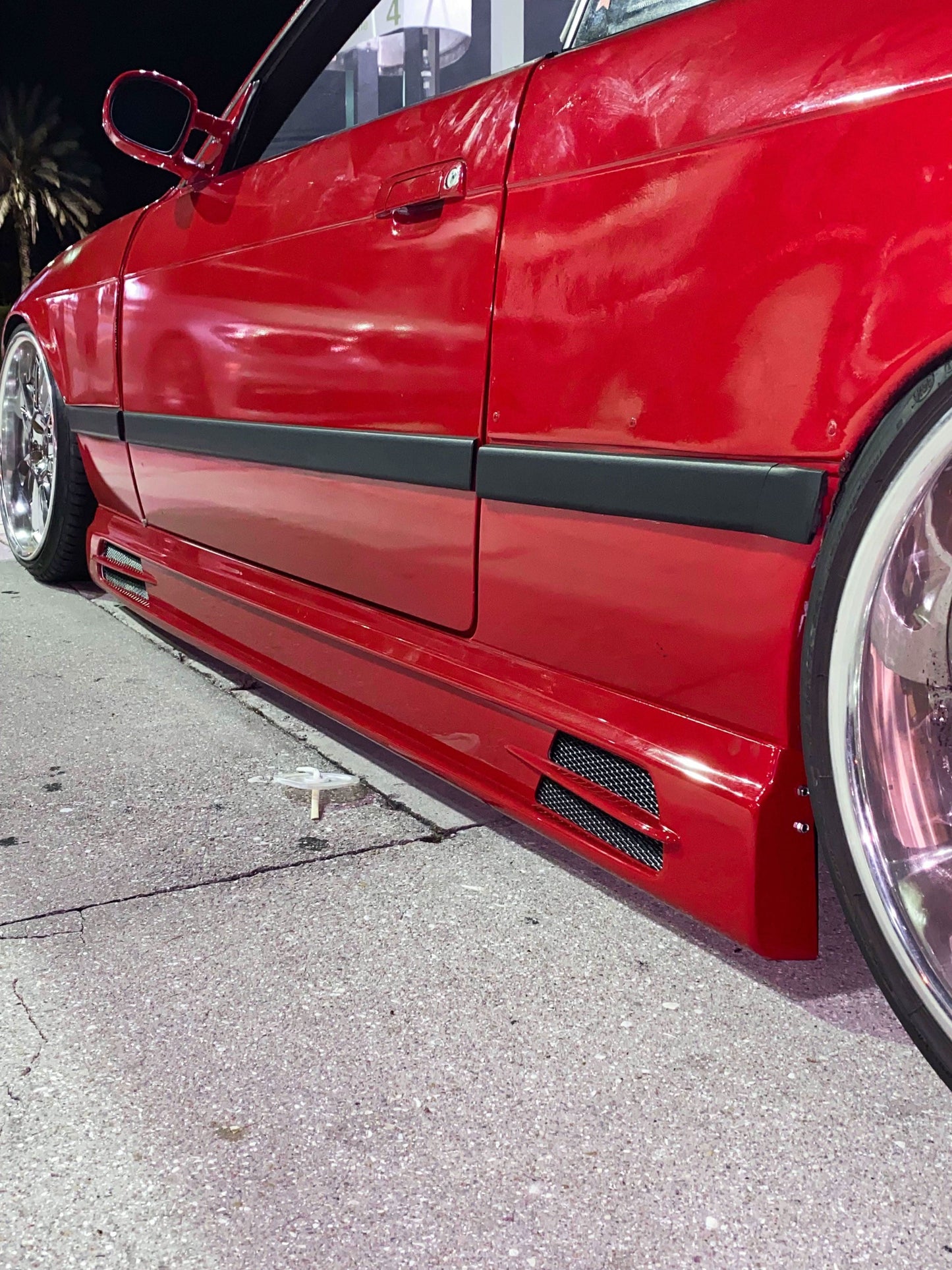 BMW E36 Rieger Side Skirts - Vented Type 1 (1990-1999)