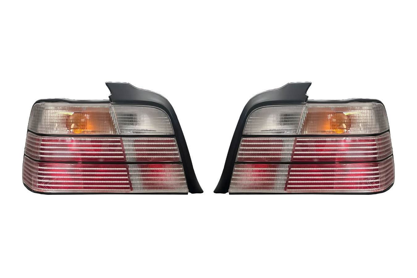 BMW E36 Sedan Clear OEM Style Tail Lights (1990-1999)