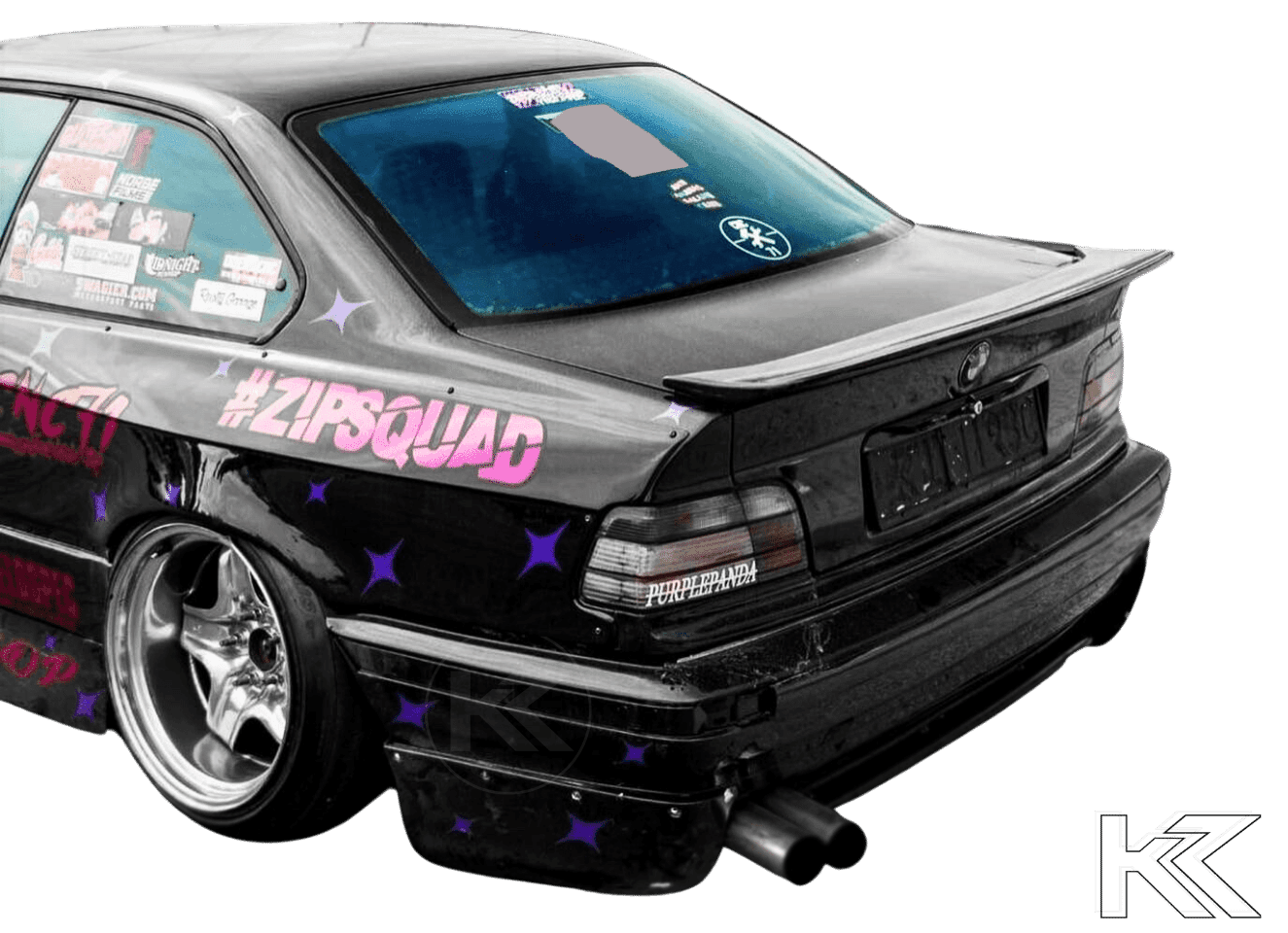 BMW E36 Series 3 Drag Wing Style Trunk Spoiler (1992 - 1999)