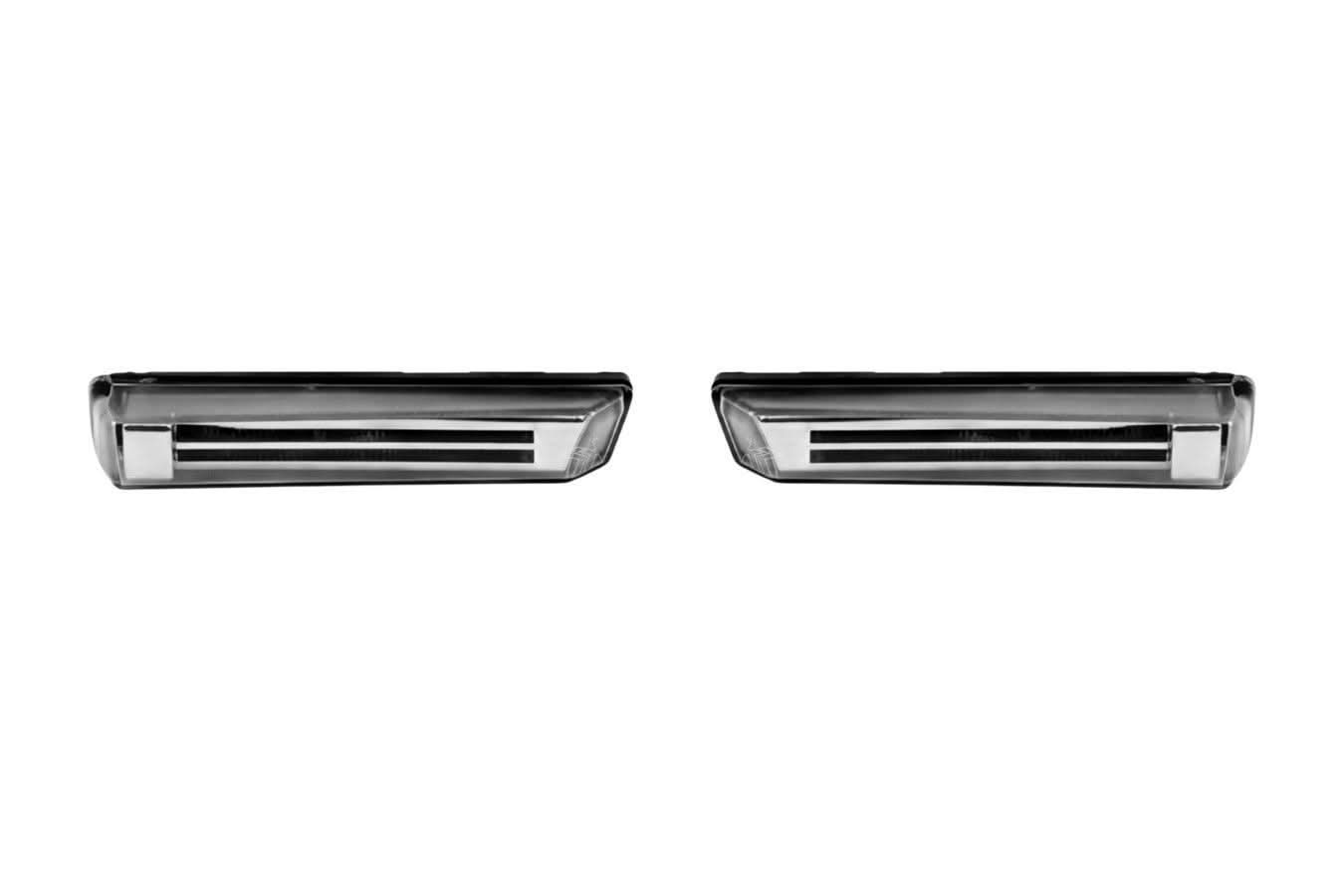 BMW E38 7-Series E46 M3 Crystal Light Bar Clear/Smoke Lens Amber/White LED Side Marker Light (1995-2006)